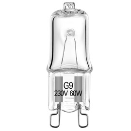 EKSAVE G9 Halogen Bulbs, 40 W, 230 V, 520 lm, 2700 K, Dimmable, Warm White, Pack of 12