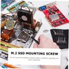 Tofficu 1 Set SSD Screw Kit for Motherboard Durable Stainless