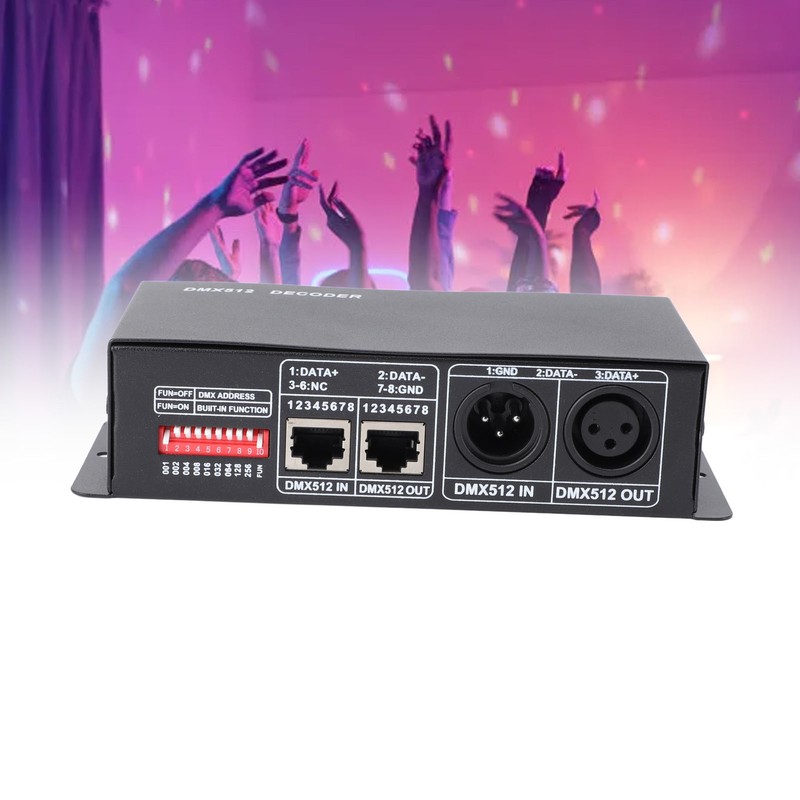3 Channels DMX 512 Decoder Iron PCB RGB LED Controller