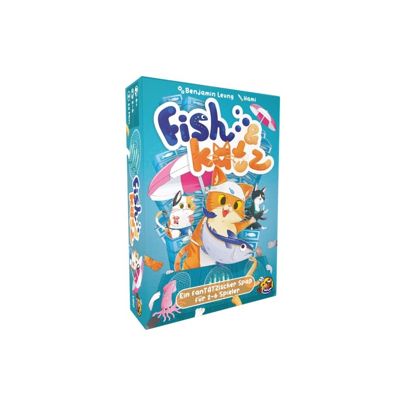 Heidelberger Spieleverlag HG014 Fish & Katz Board Game, Multi-Colour, 0