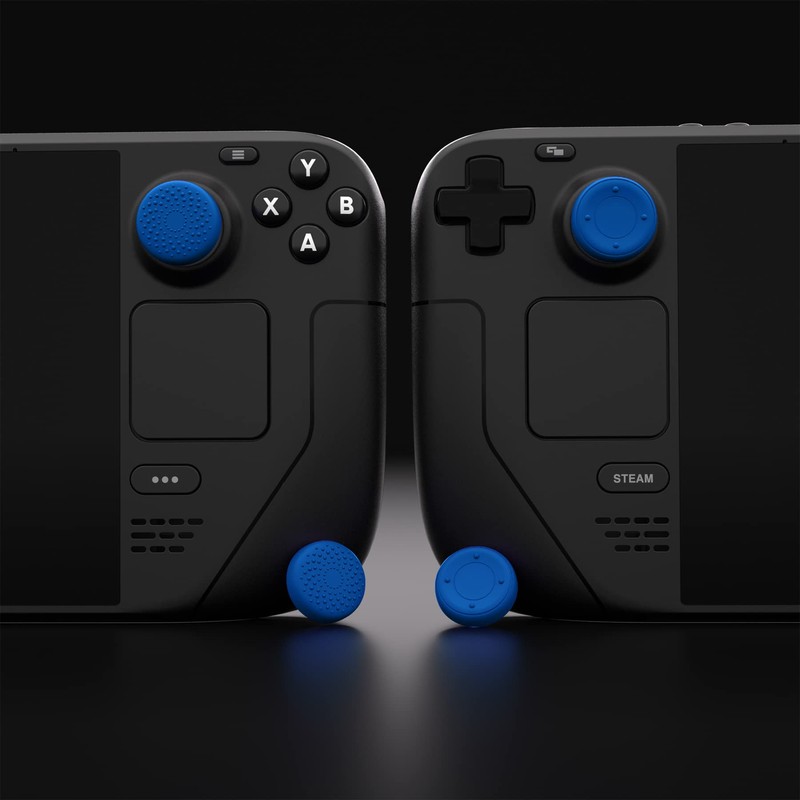 PlayVital Steam Deck LCD Compatible Thumb Grip Cap, Joystick Cap