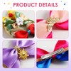 Princess Hair Bow Clips for Girls Women 4 Inch Birthday
