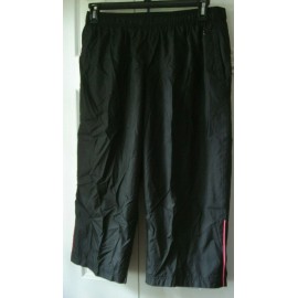 Active Ladies Active Capri Pants Size Large ( 12-14)  Asst. Colors  Danskin - Black/ Pink