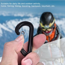 MAGT Carabiner Hooks, Pack of 20 Carabiners Outdoor Key Chain Climbing Clasp Buckle for Outdoor Climbing Camping Hiking Fishing
