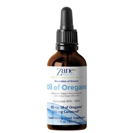 Zane Hellas 50% Oregano Oil Greek Essential Oil of Oregano .86% Min Carvacrol 82mg Carvacrol Per Serving Probably the Best Oregano Oil in the World 1fl. 30ml