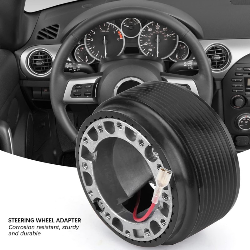 Qiilu Steering Wheel Hub Adapter Racing Steering Wheel Hub Adapter