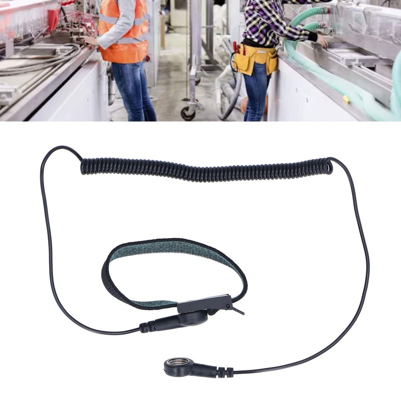 Static Safe Wrist Strap Adjustable Antistatic Bracelet ESD Bracelet with