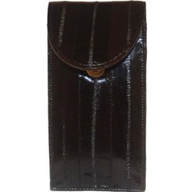 MEN/LADIES EEL Skin Leather Eyeglass Case New #E508