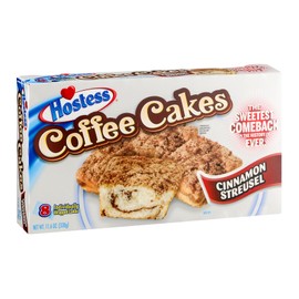 Hostess, "The Sweetest Comeback in History", Various Styles and Flavors, 8 Count, 11.6oz Box (Pack of 3) (Coffee Cakes)