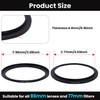 Metal Step Up Ring Filter Adapter - 77mm to 86mm