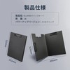 ALLMIRA Binder A4 Bi-Fold Clipboard, Bi-Fold, Clip File, Double-Sided, Double