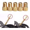 Kangql 5 x Presta to Schrader Valve Converter Bike Pump