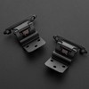 Ravinte 60 Packs (30 Pairs) 3/8" Inset Matte Black Cabinet