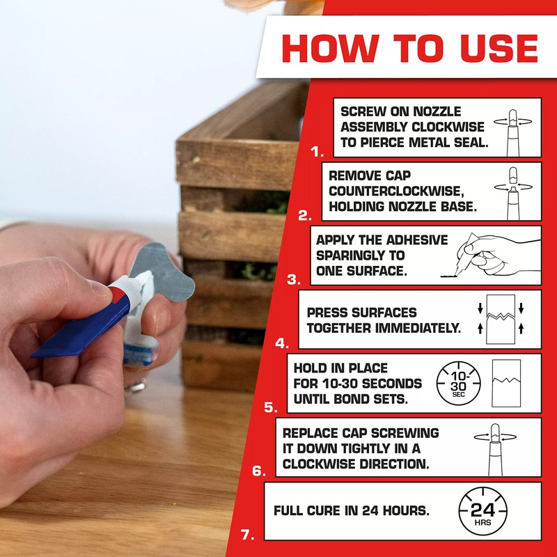Loctite Super Glue Liquid, Clear, 0.07 fl oz Tube, 2
