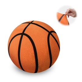 Hoohnnaa Silent Basketball, 2025 Upgrade Foam Silent Basketball Dribbling Indoor, PU Material for Noiseless Indoor Dribble Practice or Gifts, Noiseless & Enhanced Bounce (Size 3, 18cm/7.1in)