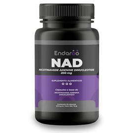 NAD 200mg | Suplemento Alimenticio Antiaging | Con 30 Cápsulas | PURE NAD para alta biosdisponibilidad | PURE Nicotinamide Adenine Dinucleotide | Para