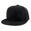 Trendy Apparel Shop Infant to Youth Plain Structured Flatbill Snapback