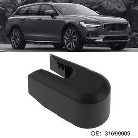 SG Store 2Pcs Car Rear Windshield Wiper Arm Cover Cap 31699909 Compatible with Volvo V90 V90 CC 2 XC40 XC90 Element Wiper Blade Arm Nut Cap