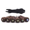 Alnicov Guitar Bridge Pins 6 Piece Rosewood Acoustic Guitar String