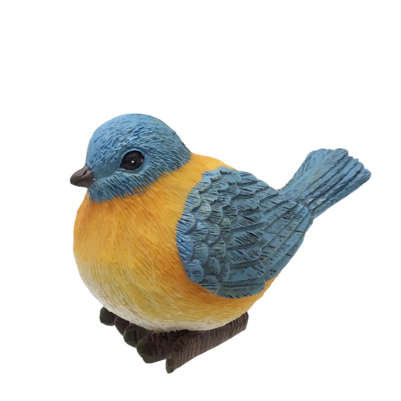 Banberry Designs Songbird Garden Figures - Cardinal, Bluebird, Goldfinch &