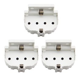 ZHYOHEN 3PCS 2G11 Base Single Head Screw in Light Holder AC 500V 2A UV Lamp 4 Pin Socket Connector Suitable for Incandescent