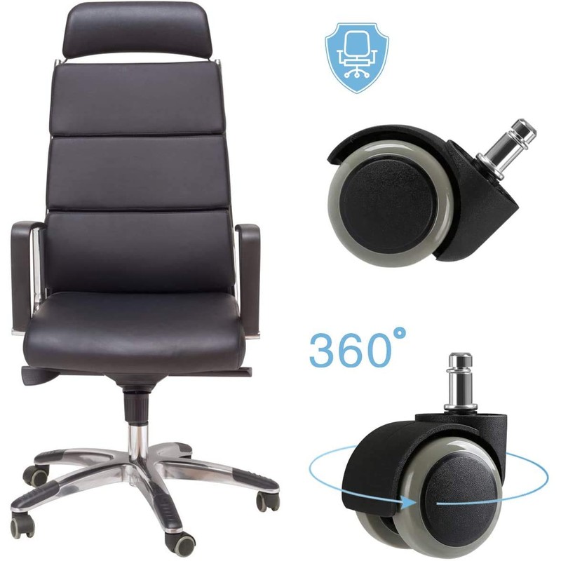 Lihao 5 Ruedas para Silla de Oficina Universales Resistentes a