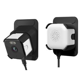 EVERSECU EVERSECU 2K Window Camera with Adhesive Mount, Starlight Color Night Vision, Motion Detection, 2-Way Audio, 2.4G/5G WiFi, Compatible with Alexa, Perfect for Front Door, Porch, Backyard Monitoring