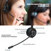 Call Center Headset Noise Cancelling Comfortable Adjustable Bluetooth Headset with