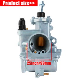YOFMOO TTR90 TTR90E Carburetor Compatible with Yamaha TTR 90 90E 5HN-14101-00-00 5HN-14101-10-00 with Fuel Valve Petcock