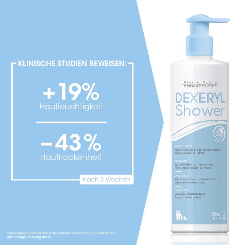 DEXERYL Shower Cream for Very Dry Skin 200 ml Solution