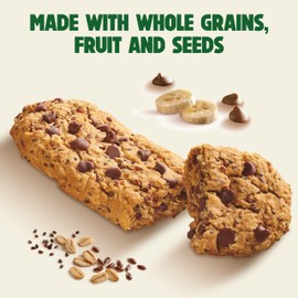 Nature Valley Soft Baked Breakfast Bars, Banana Chocolate Chip, Morning Snacks, 5 Bars, 8.85 oz