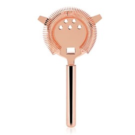 Stainless Steel Cocktail Strainer, Hawthorne Strainer Ice Mixed Filter for Bar Club Party(Rose Gold)