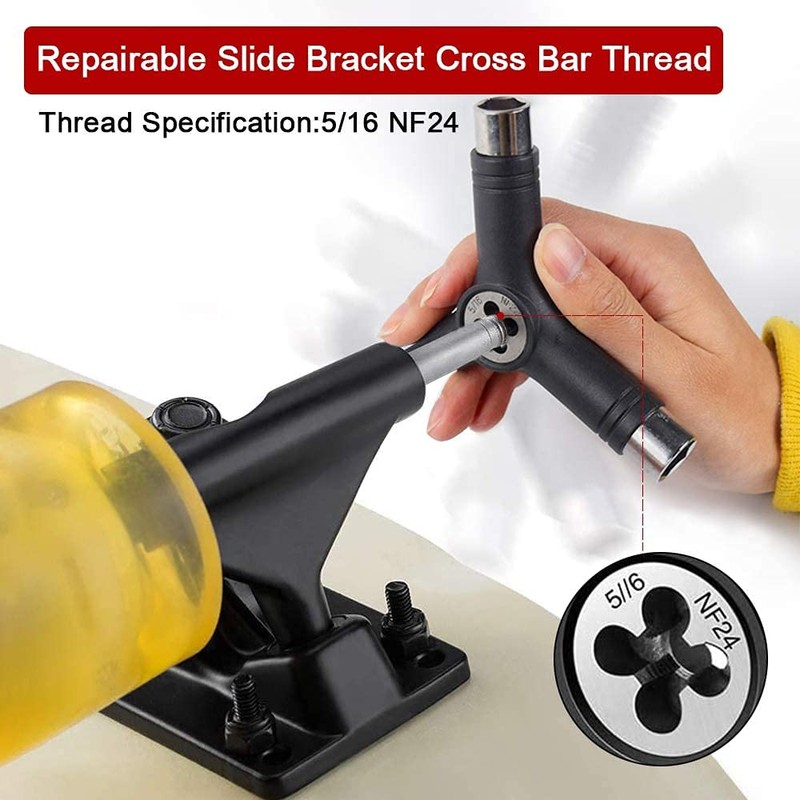 Namvo Skate Tools Hardware Skateboard tool Wrench, Skateboard Y-Tool for