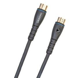 D'Addario Midi Cable - Shielded for Noise Reduction - Great for Phantom Power - Gold Plated Plug - 5 Feet/1.52 Meters - 1 Pack