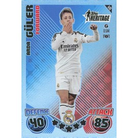 Match Attax 2024 2025 Arda Guler Heritage Trading Card