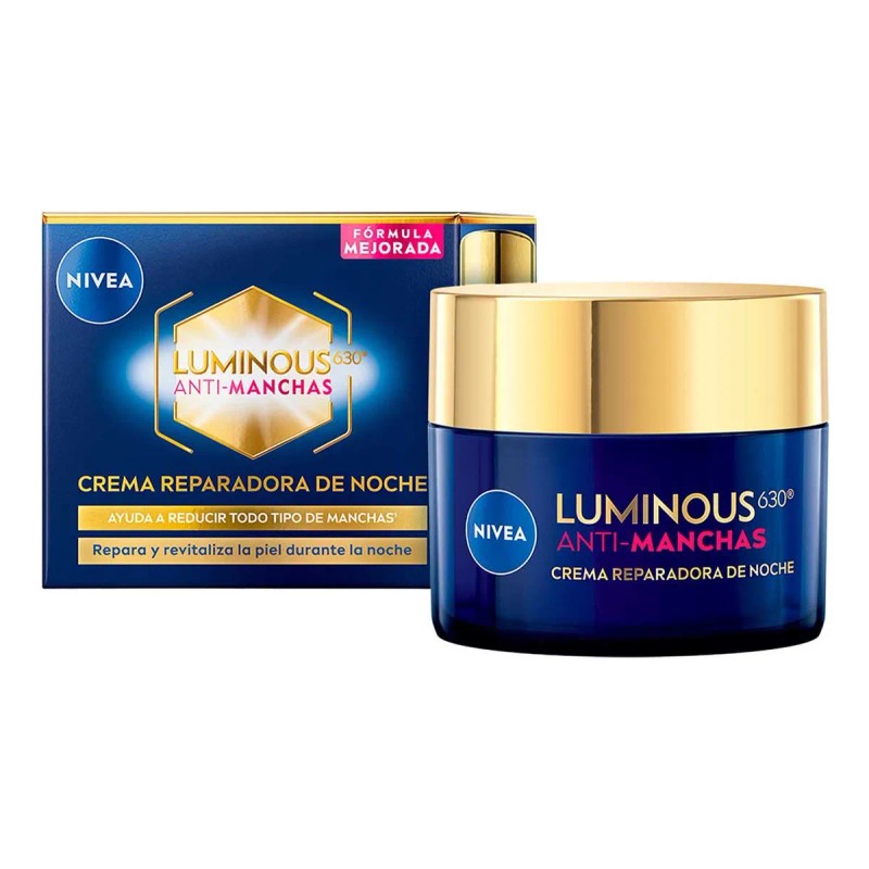 Crema Facial Noche Nivea Luminous Ácido Hialurónico 50ml Todo Tipo