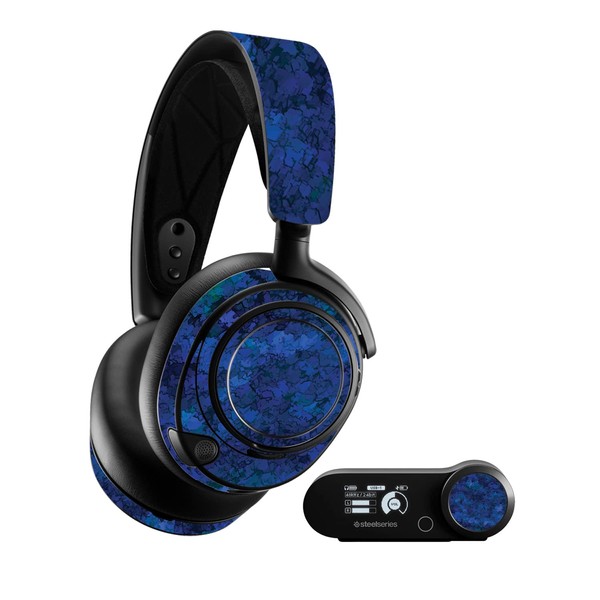 MightySkins Skin Compatible with SteelSeries Artic Nova Pro - Blue