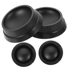 ORFOFE 4Pcs Non Slip Caster Caps for Furniture Legs Durable Chair Table Protectors Scratch Resistant Pads for Hard Floors for Bench Bar Stools Patio Furniture