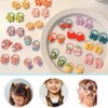 Juguta Pack of 80 Colourful Hair Bobbles Set, Cute Braid