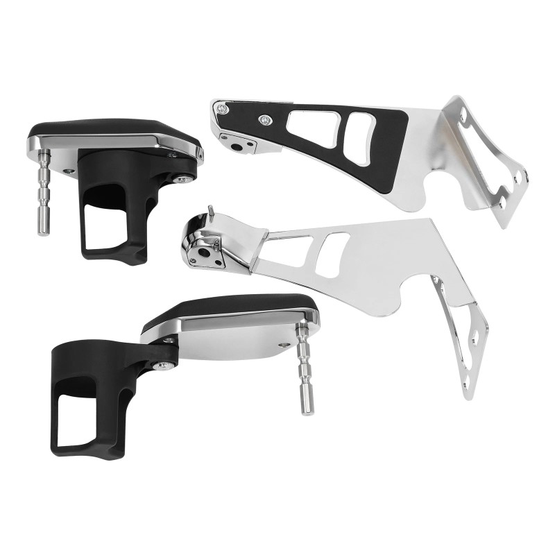 TCMT Adjustable Rear Passenger Arm Rests &Drink Holder For Harley