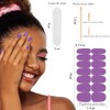12 Hojas de Pegatinas para Uñas, 168 Piezas de Tiras
