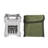 Portable Stainless Steel Folding Wood Burning Stove Mini Cooker for