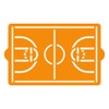 Decora 9270973 Stencil Basketball Field 30 x 20 cm