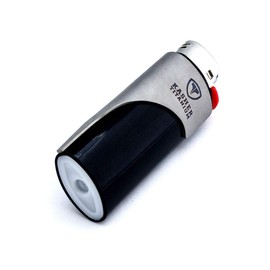 Kasher Titanium Lighter Tool - Multipurpose Metal Lighter Case - Strong, Durable & Lightweight - Sleek & Sturdy Design - Helps to Open Packages, Peel Stickers & Labels (with Lighter, Black Engraving)