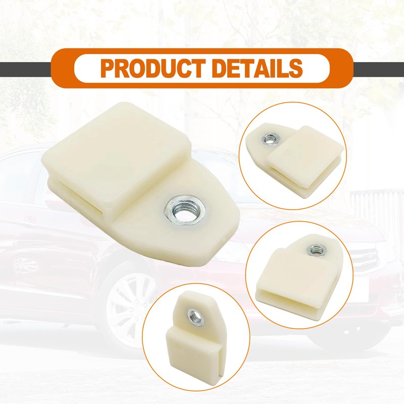 2pcs Window Door Glass Channel Clips - Glass Regulator Holder