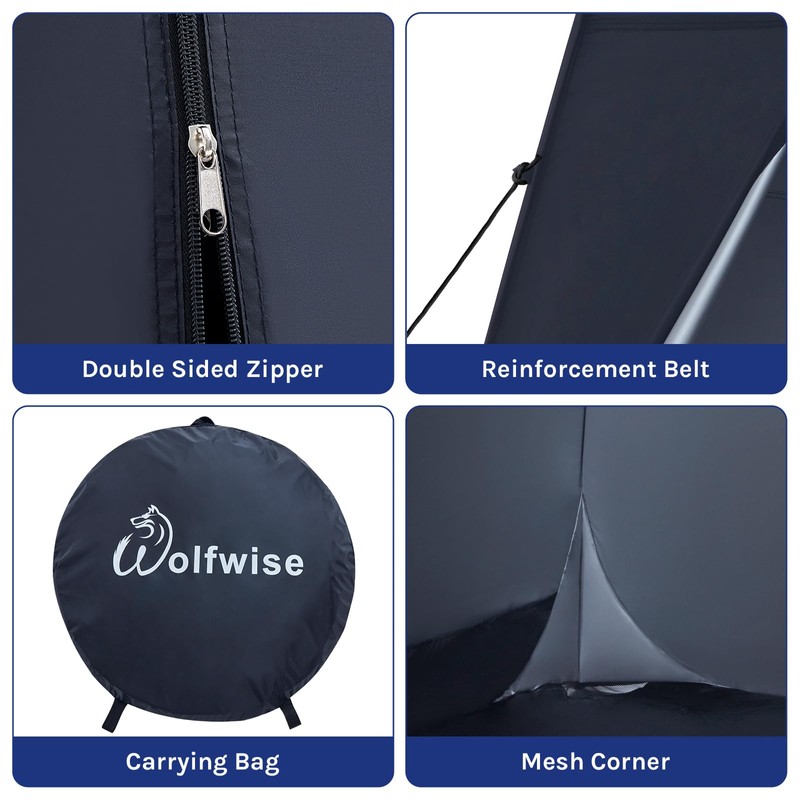 WolfWise Pop Up Changing Tent for Beach, Camping Portable Shower