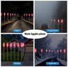 Macarrie 4 Pcs Solar Powered Driveway Markers Reflective Lights Driveway