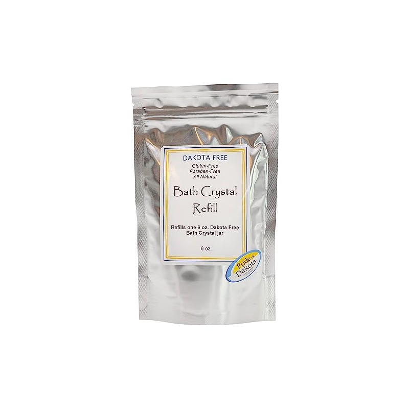 Dakota Free Bath Crystals Refill Packet 6 oz