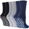 FNOVCO Non Slip Socks for Women Winter Warm Cozy Fuzzy