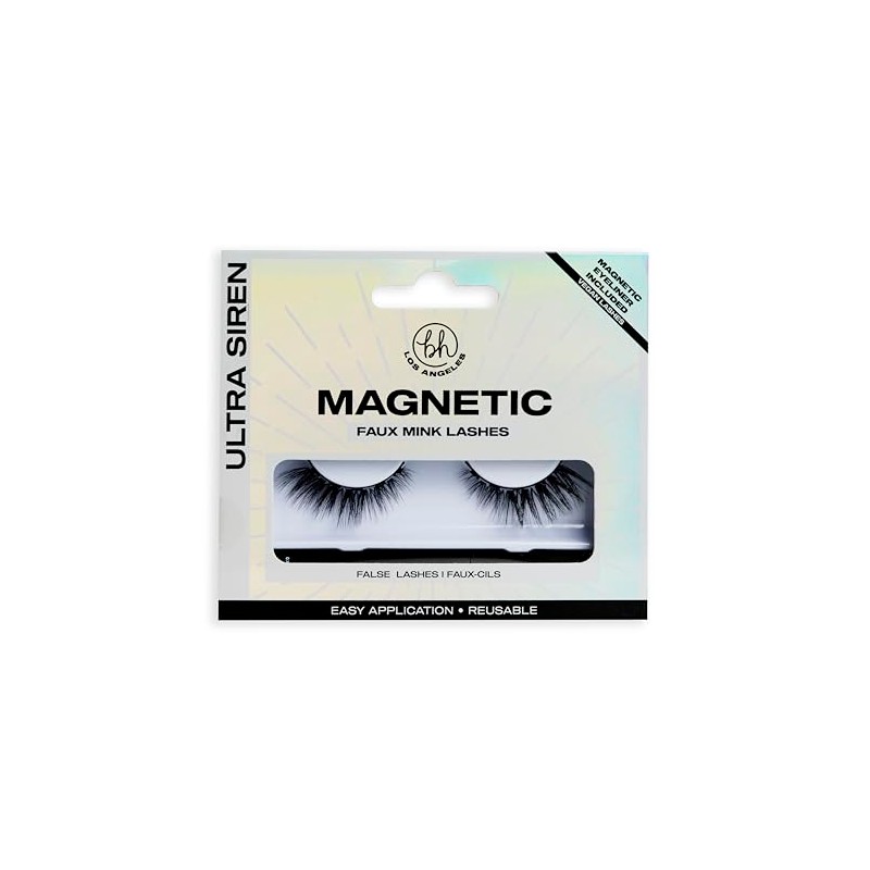 BH Los Angeles Magnetic Lashes, Easy to Apply Half Eyelashes,